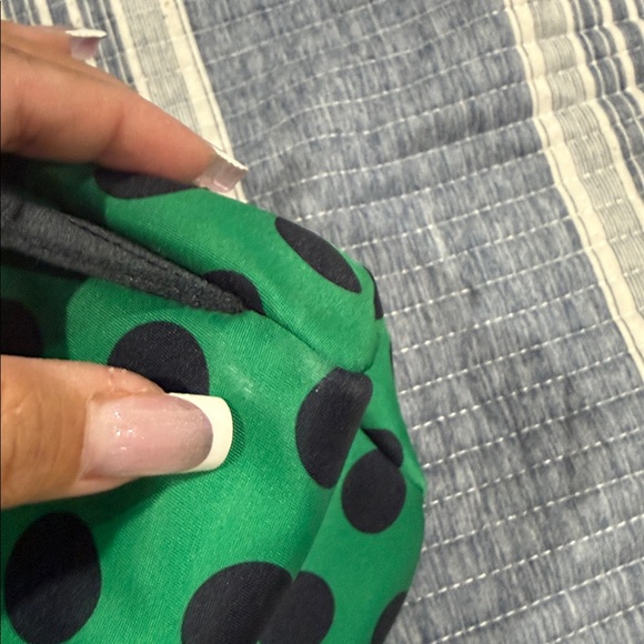 kate spade Green and Black Polka Dot Interior with Gold Logo main image 9